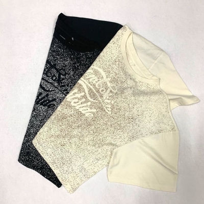 160 grams Fabric Weight O-Neck Short Sleeves Slim Crop Top Girls T-shirt For Kids Summer